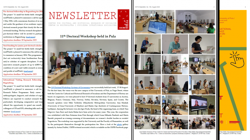 Newsletter, kolovoz 2025.