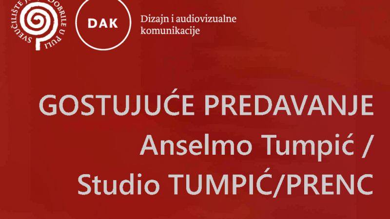 Gostujuće predavanje: Anselmo Tumpić...