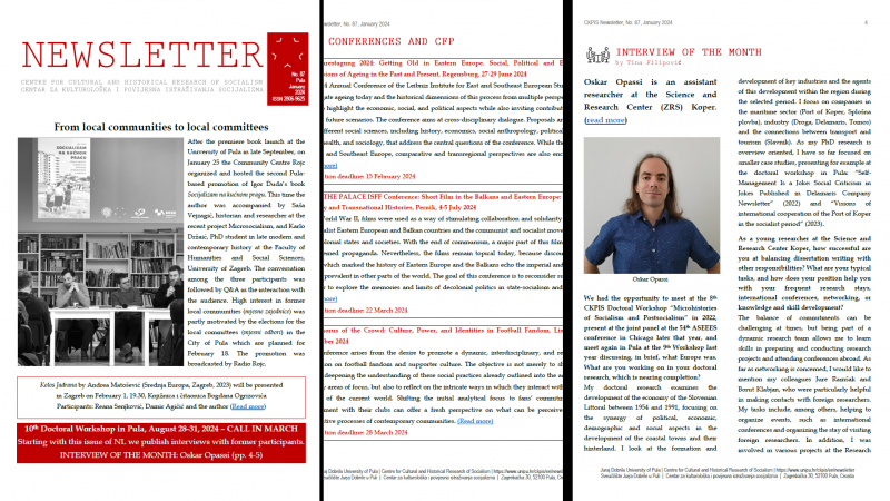 Newsletter, siječanj 2024.